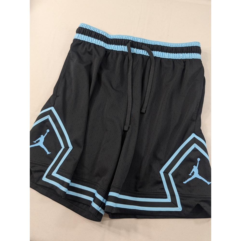 Nike Jordan Dri-FIT Sport Diamond Shorts Mens M Black Legend Blue DX1487-017